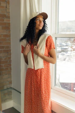 Take Me Home Button Dress -ROOLEE FASHION SHOP 028A0181