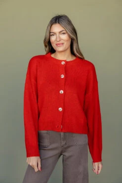 Redwood Forest Button Cardigan -ROOLEE FASHION SHOP 028A0292
