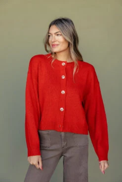 Redwood Forest Button Cardigan -ROOLEE FASHION SHOP 028A0294
