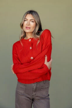 Redwood Forest Button Cardigan -ROOLEE FASHION SHOP 028A0312