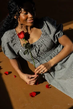 By The Gate Gingham Maxi 17 By The Gate Gingham Maxi -ROOLEE FASHION SHOP 028A0760