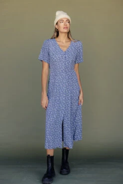 Take Me Home Button Dress -ROOLEE FASHION SHOP 028A1080