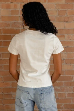 Western Graphic Tee - Cool It Cowboy White Crew Neck T-Shirt -ROOLEE FASHION SHOP 028A1138 b310b0d0 47ac 4adf 96be 8652d7dcada7