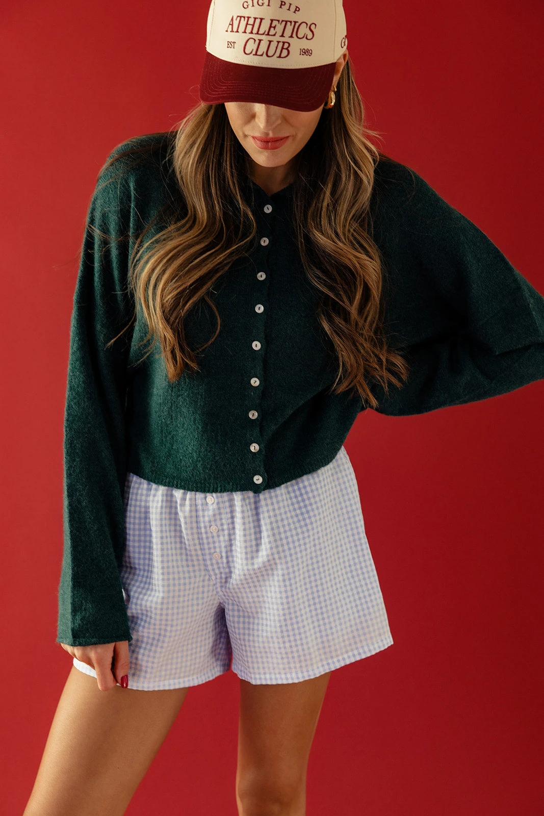 Gingham Lounge Boxers with Pockets - Lightweight Summer Shorts 7 Gingham Lounge Boxers with Pockets - Lightweight Summer Shorts - Image 5