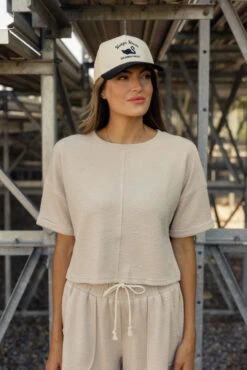 SALT Linden Heights Textured Two-Piece Set -ROOLEE FASHION SHOP 028A1202