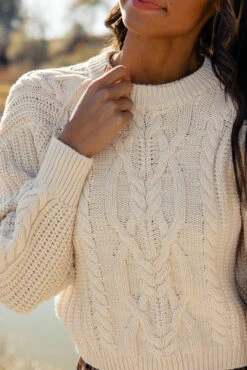 Free People Frankie Cable Sweater 14 Free People Frankie Cable Sweater -ROOLEE FASHION SHOP 028A1990