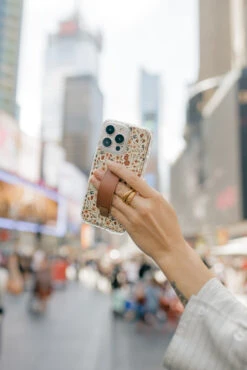 Floral Wallet Phone Case with Finger Strap & Kickstand - Harvest Fields -ROOLEE FASHION SHOP 028A2018