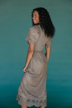 Boho Lace Smocked Midi Dress with Pockets -ROOLEE FASHION SHOP 028A2018 46f3a7a1 2d2a 43d6 99e1 7569b75e32be