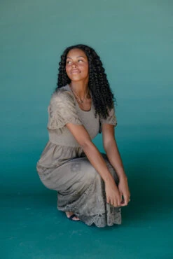 Boho Lace Smocked Midi Dress with Pockets -ROOLEE FASHION SHOP 028A2038 dcd0a3a5 671e 4640 97f9 f77c2fbcafb6