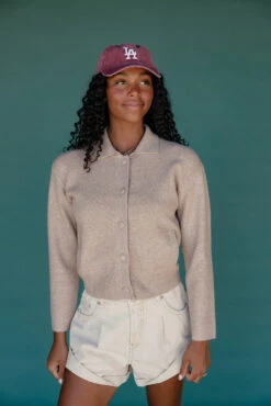 Be Cool Briar Collared Cardigan -ROOLEE FASHION SHOP 028A2103