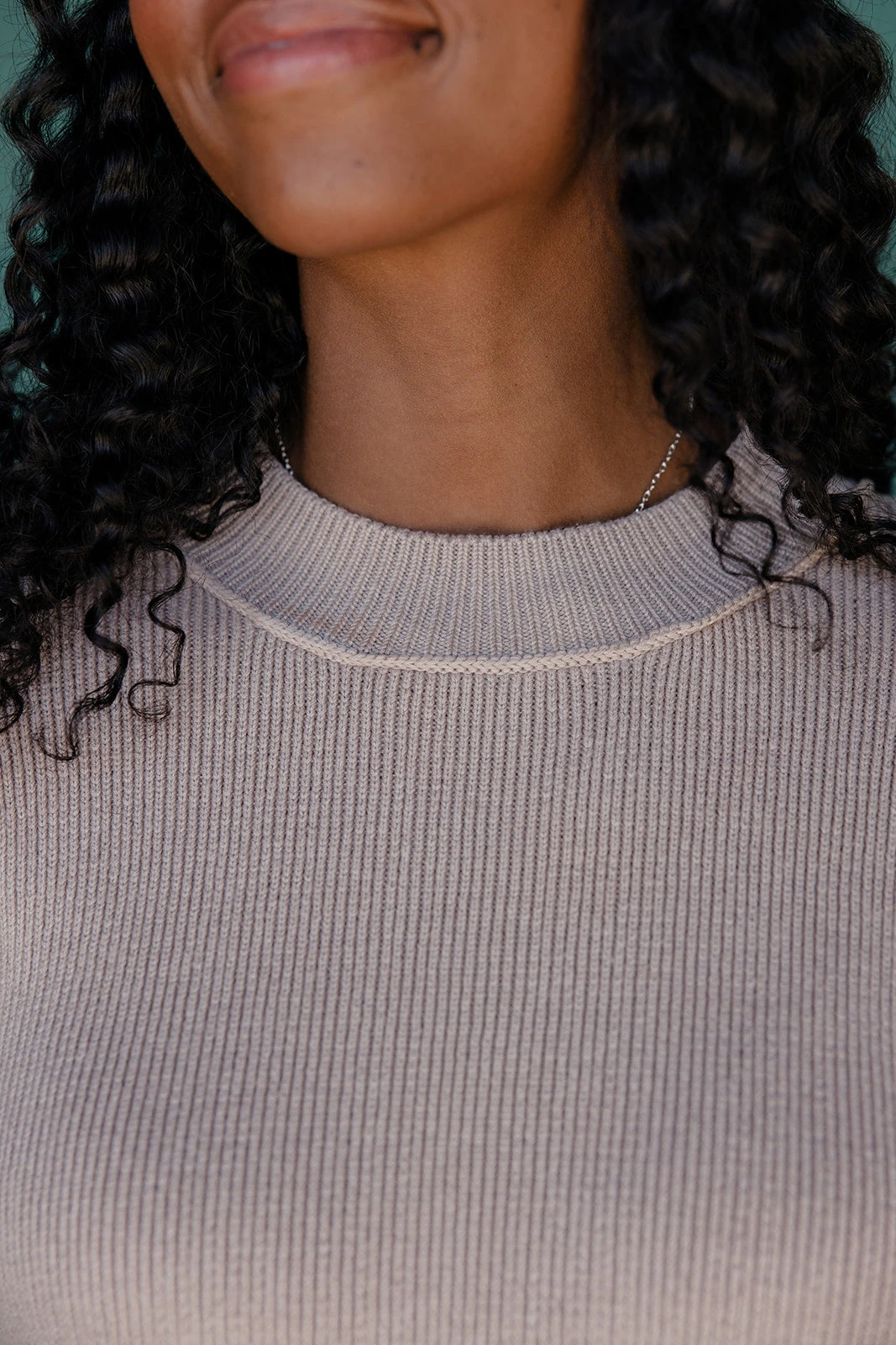 Be Cool Millie Ribbed Knit Sweater in Mauve-Brown 8 Be Cool Millie Ribbed Knit Sweater in Mauve-Brown - Image 6