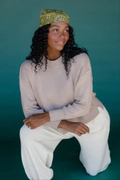 Be Cool Millie Ribbed Knit Sweater in Mauve-Brown 16 Be Cool Millie Ribbed Knit Sweater in Mauve-Brown -ROOLEE FASHION SHOP 028A2166