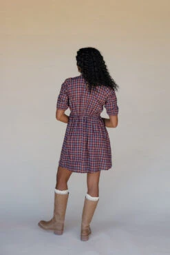 Red Smocked Mini Dress with Puff Sleeves and Pockets - The Stonegate 12 Red Smocked Mini Dress with Puff Sleeves and Pockets - The Stonegate -ROOLEE FASHION SHOP 028A2255 dee6f67b f04f 4b29 8e1e 181eaa4a5104