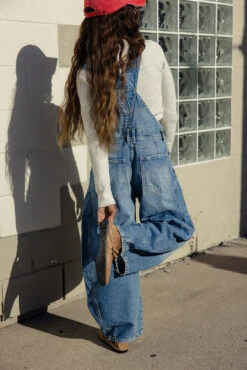 Free People Good Luck Barrel Overalls -ROOLEE FASHION SHOP 028A2278
