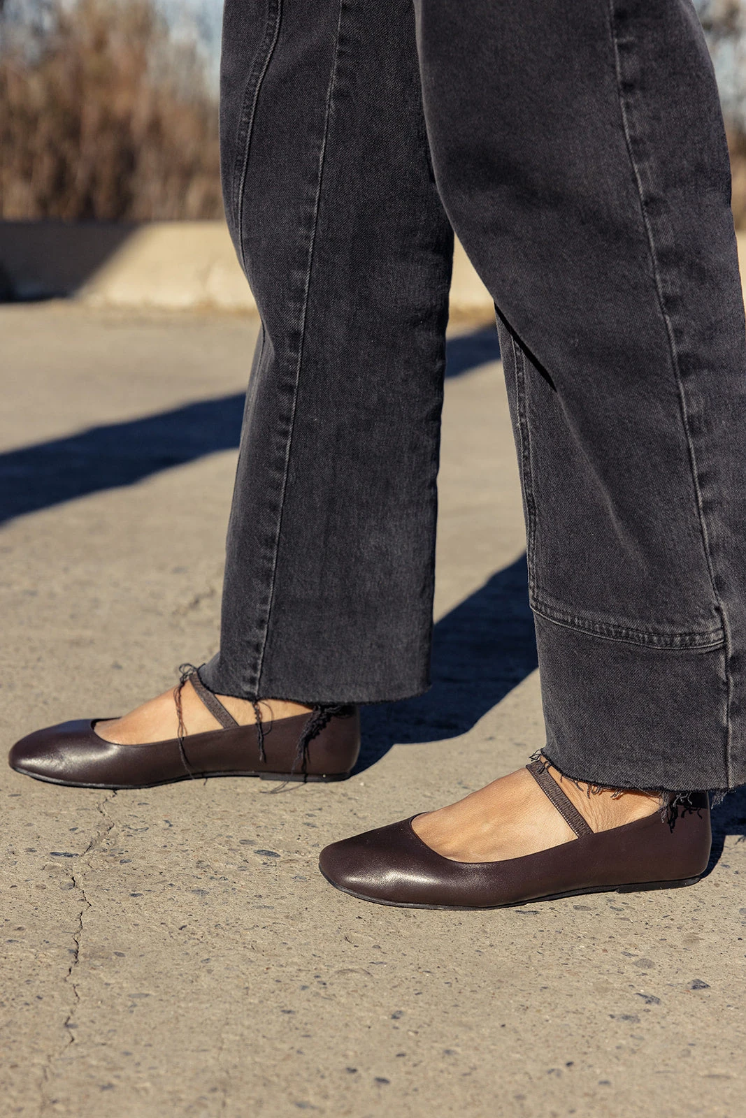 Brisela Square Toe Leather Ballet Flats 6 Brisela Square Toe Leather Ballet Flats - Image 4