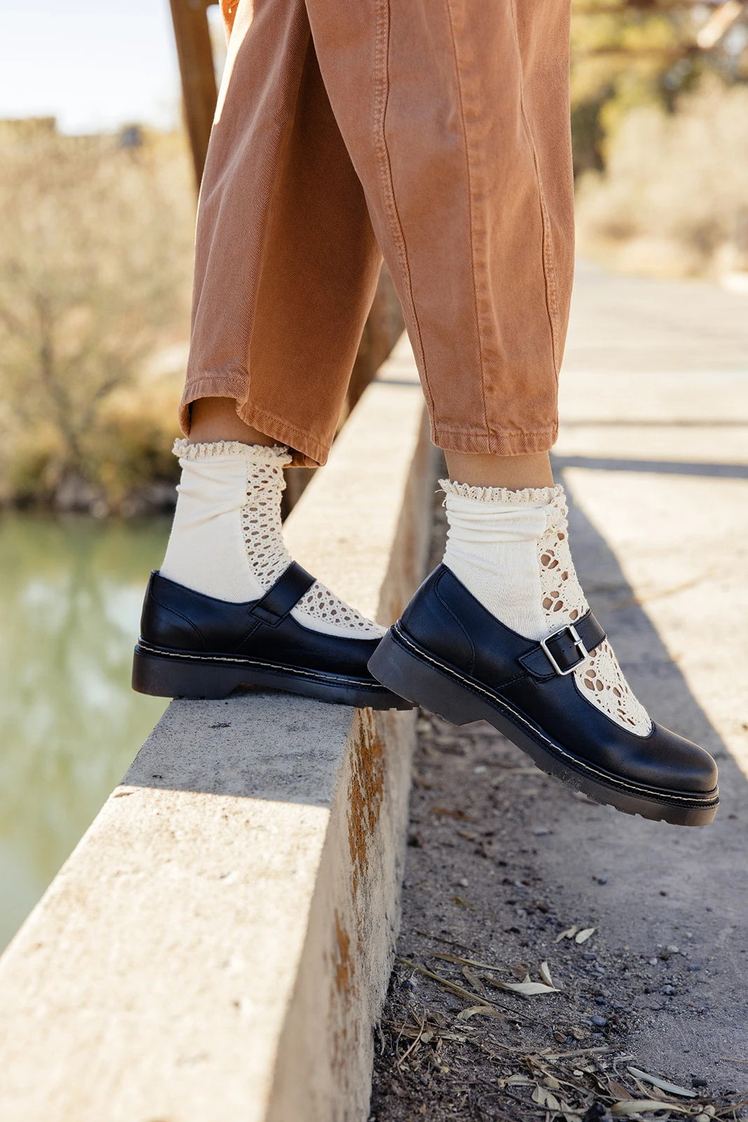 Women's Leather Mary Jane Loafers - Classic Adjustable Buckle Shoes 6 Women's Leather Mary Jane Loafers - Classic Adjustable Buckle Shoes - Image 4