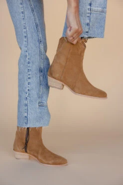 Free People New Frontier Western Boot - Genuine Leather Stacked Heel -ROOLEE FASHION SHOP 028A2467 9b0eba8f e075 4cdd 977a 738bd9e312cd