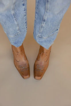 Free People Wandering Western Leather Ankle Boot -ROOLEE FASHION SHOP 028A2484