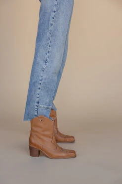 Free People Wandering Western Leather Ankle Boot -ROOLEE FASHION SHOP 028A2494