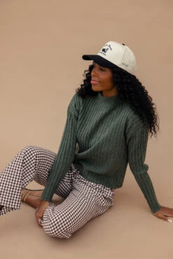 Be Cool Back For Me Chunky Sweater in Festive Green -ROOLEE FASHION SHOP 028A2500 e3979167 9658 45eb beb4 0c89ec728ed6