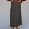 Brown Gingham Midi Skirt - Chestnut Hollow Pencil Silhouette 2 Brown Gingham Midi Skirt - Chestnut Hollow Pencil Silhouette -ROOLEE FASHION SHOP 028A2640 3cab99af b734 4c14 aab9 30e25599602f