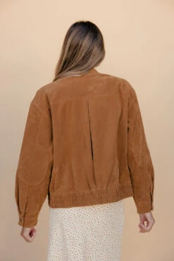 Copper Canyon Tailored Camel Suede Jacket with Zip Front 17 Copper Canyon Tailored Camel Suede Jacket with Zip Front -ROOLEE FASHION SHOP 028A2665