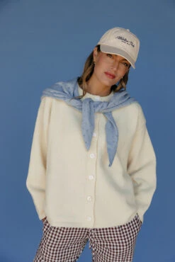 Meadowlane Balloon Sleeve Cardigan - Sunny Yellow Knit Outerwear -ROOLEE FASHION SHOP 028A2674 19d6c407 36e5 4485 8728 c88874e398a7