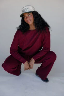 Morning Market Waffle Sweater -ROOLEE FASHION SHOP 028A2708 007a515d 52d6 4322 b2e6 f3fc62a8b480