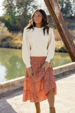 Who Else Floral Tiered Midi Skirt with Asymmetrical Slit -ROOLEE FASHION SHOP 028A2774 0ef50947 c26e 4c4a 96db da5e48059f0b