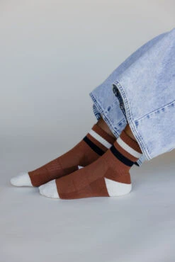 Toasted Marshmallow Striped Socks - Cozy Ribbed Crew with Arch Support -ROOLEE FASHION SHOP 028A2792 17de54de e9c8 46f5 999f 4ddc38235ec9