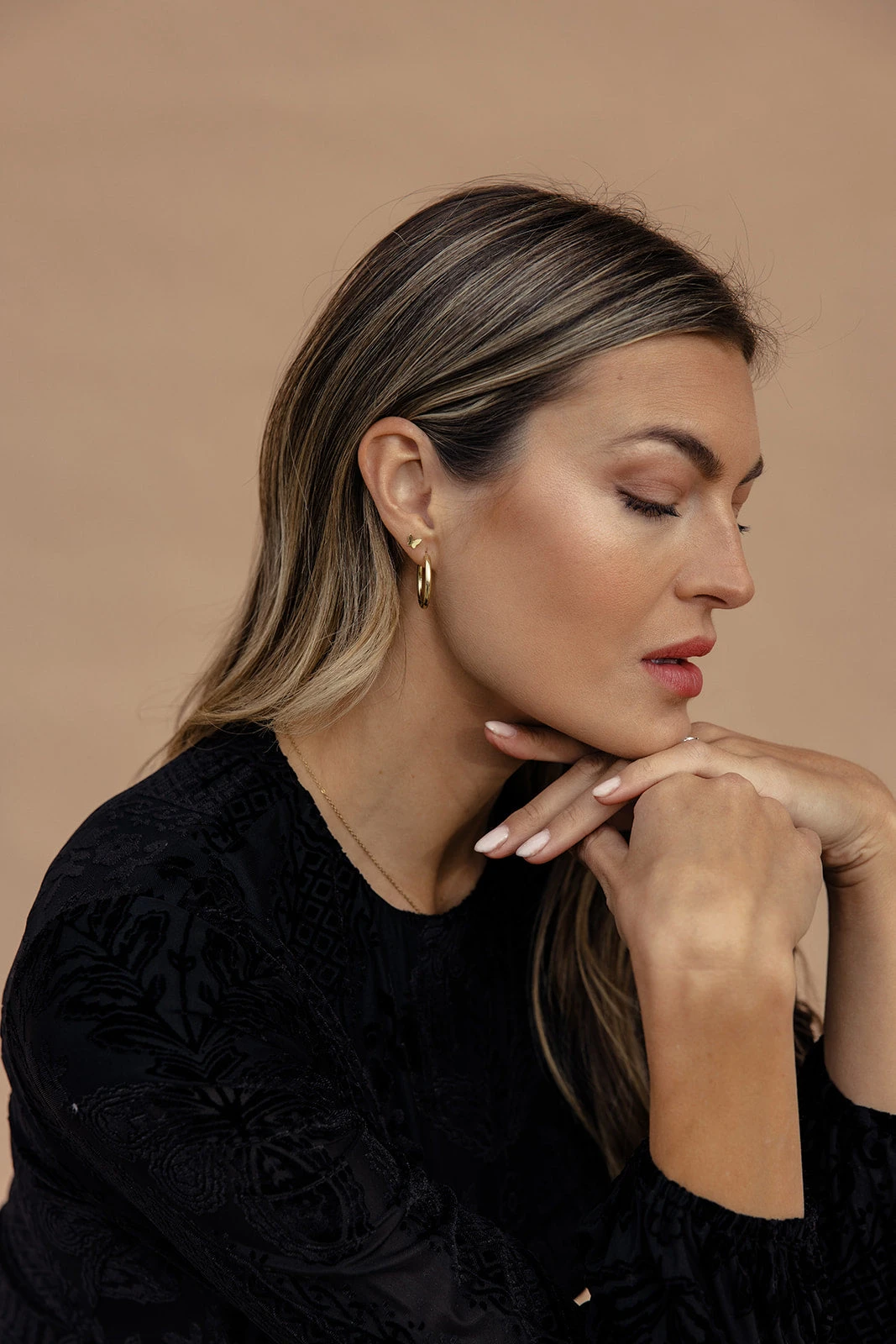 ROOLEE Something Special Gold Hoops 4 ROOLEE Something Special Gold Hoops - Image 2