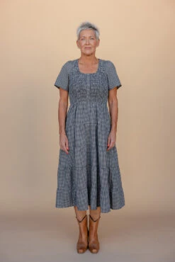 Gingham Smocked Tiered Dress with Pockets - The Ava Mae 20 Gingham Smocked Tiered Dress with Pockets - The Ava Mae -ROOLEE FASHION SHOP 028A2906 3bacb48d 2910 48e9 9f54 7e8c54914c0d