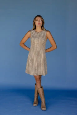 Oakwood Plaid Tank Dress -ROOLEE FASHION SHOP 028A2945