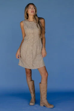 Oakwood Plaid Tank Dress -ROOLEE FASHION SHOP 028A2965