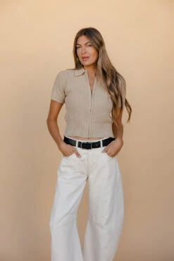 Rally Zip Up Sweater -ROOLEE FASHION SHOP 028A3001