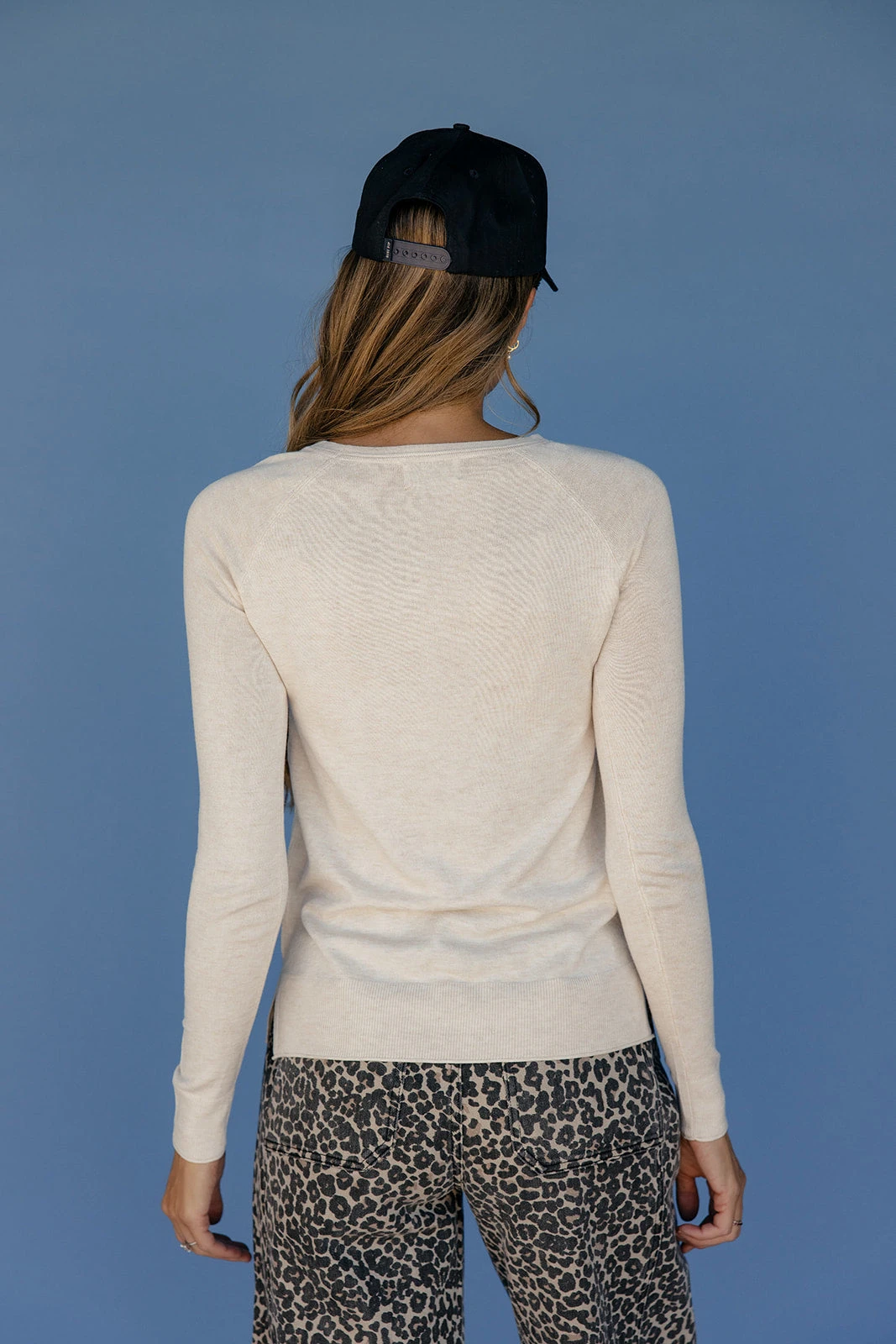 Be Cool Oat and Ink Long Sleeve Sweater 6 Be Cool Oat and Ink Long Sleeve Sweater - Image 4