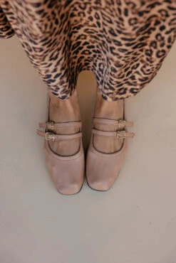 Free People Gemini Ballet Flat - Leather Square Toe