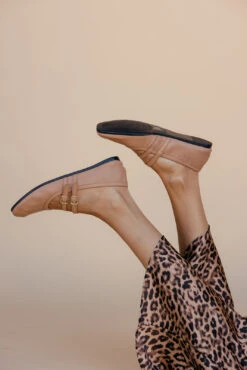 Free People Gemini Ballet Flat - Leather Square Toe -ROOLEE FASHION SHOP 028A3395