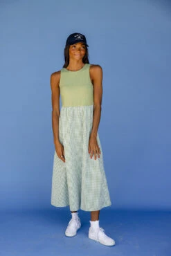 Green Gingham Tank Dress with Pockets - Casual Summer Midi 10 Green Gingham Tank Dress with Pockets - Casual Summer Midi -ROOLEE FASHION SHOP 028A3734 722cc0ac 44bb 4455 bd71 b6c66e1ad4d7