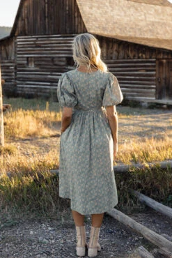 Our Song Puff Sleeve Dress -ROOLEE FASHION SHOP 028A3834