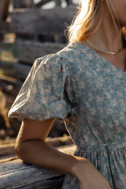 Our Song Puff Sleeve Dress -ROOLEE FASHION SHOP 028A3853