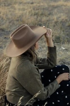 Teddy Cattleman Wide Brim Western Hat - 100% Australian Wool -ROOLEE FASHION SHOP 028A4055