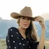 Teddy Cattleman Wide Brim Western Hat - 100% Australian Wool -ROOLEE FASHION SHOP 028A4101
