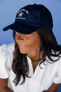 Gigi Polo Club Ball Cap - Classic Cotton Twill Dad Hat -ROOLEE FASHION SHOP 028A4173