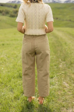 Austin Mid Rise Barrel Jeans - Relaxed Cropped Denim 14 Austin Mid Rise Barrel Jeans - Relaxed Cropped Denim -ROOLEE FASHION SHOP 028A4812