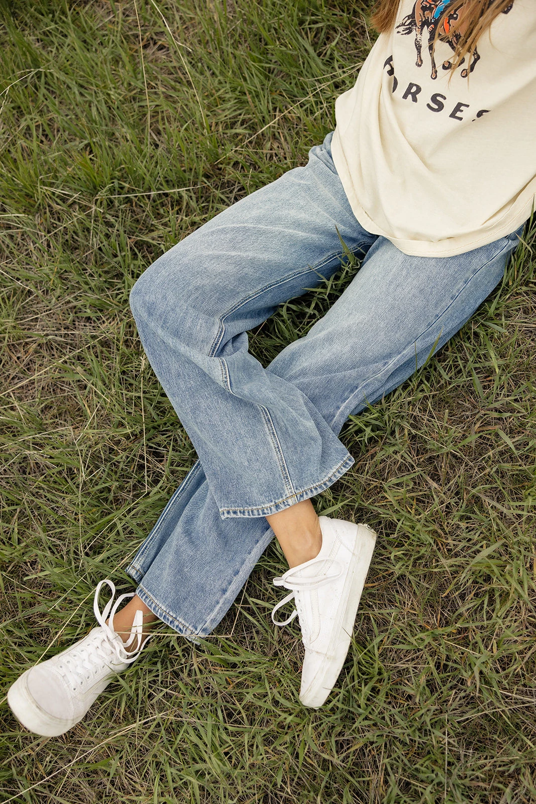 Mid-Rise Wide Leg Distressed Jeans - Destin Relaxed Denim 8 Mid-Rise Wide Leg Distressed Jeans - Destin Relaxed Denim - Image 6