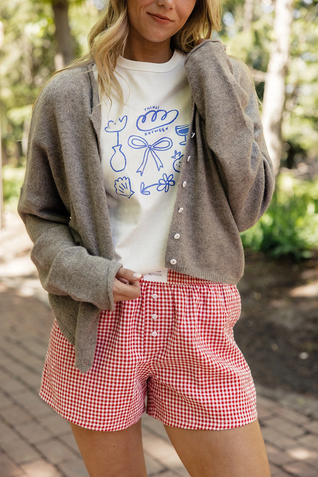 Gingham Lounge Boxers with Pockets - Lightweight Summer Shorts 21 Gingham Lounge Boxers with Pockets - Lightweight Summer Shorts - Image 19