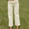 Wide Leg Frayed Hem Pants - Colman Style 1 Wide Leg Frayed Hem Pants - Colman Style -ROOLEE FASHION SHOP 028A5179