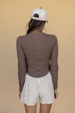 Like Clockwork Ribbed Long Sleeve -ROOLEE FASHION SHOP 028A5222 02a7bb1f 70ed 4df2 b5cd 8ea08d72c2a7