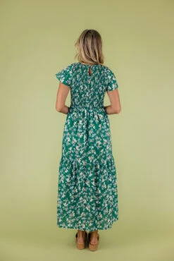 Falling In Love Smocked Tiered Maxi Dress -ROOLEE FASHION SHOP 028A5427